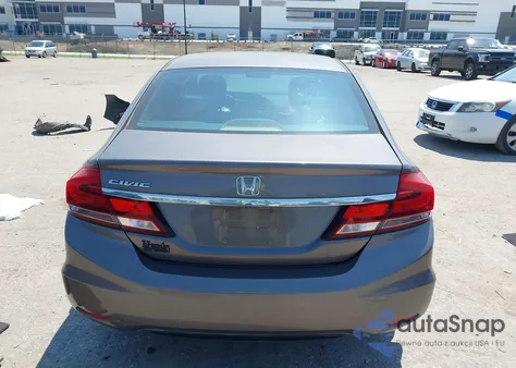 2014 Honda Civic Lx из США, поврежденный, VIN 19XFB2F55EE051480